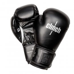 Перчатки боксёрские Clinch Fight 2, PU (чёрный)