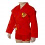 Куртка для самбо (самбовка) детская Крепыш лицензия ВФС (красный)