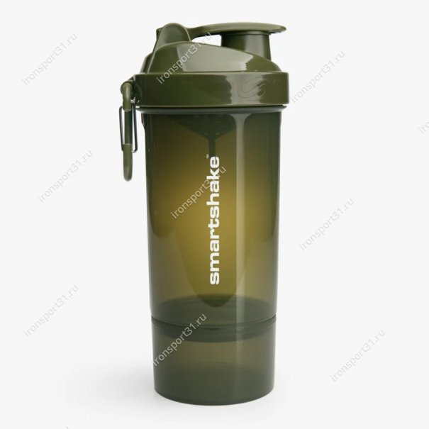 Шейкер Smartshake Original2Go One с контейнером 800 мл (оливковый)