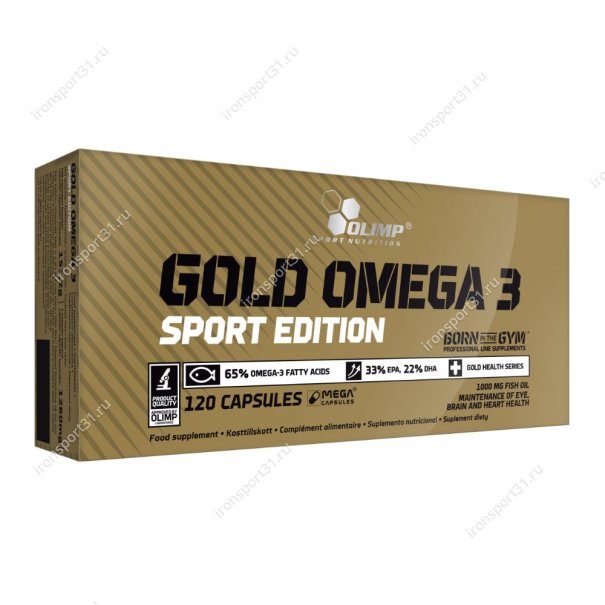 Gold Omega 3 Sport Edition 120 капс