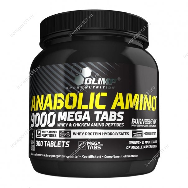 Anabolic Amino 9000 Mega Tabs 300 таб