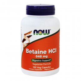 Betaine HCL 648 мг 120 капс