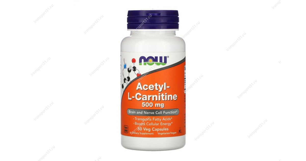 acetyl l carnitine что это Acetyl L-Carnitine 500 mg 50 капс - купить