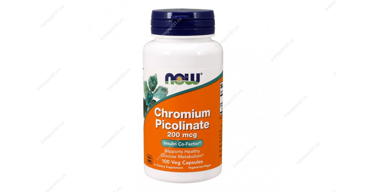 Хром now. Chromium Picolinate 200 MCG. Now Chromium Picolinate.