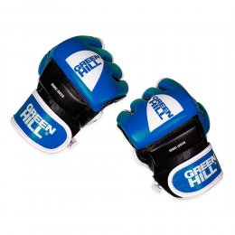 Перчатки для MMA Green Hill, кожа (синий)