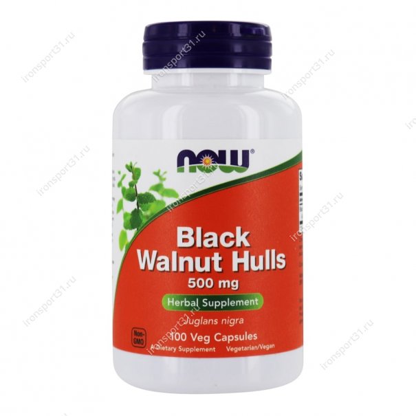 Black Walnut Hulls 500 mg 100 капс