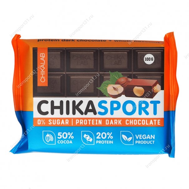 Тёмный шоколад Chika Sport 100 гр